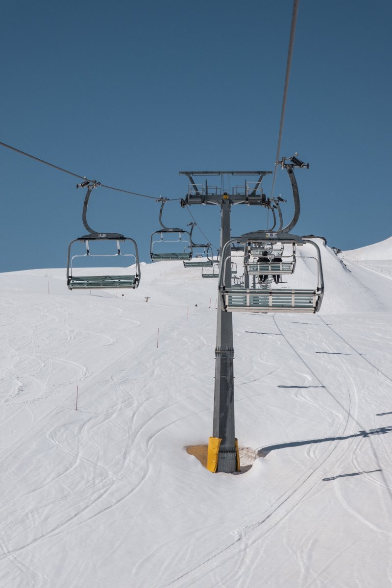 Sesselbahn Argillien, April 2024