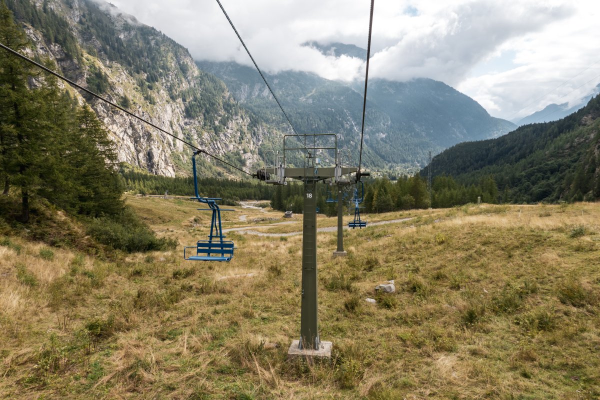 Sesselbahn Macugnaga-Alpe Burky, September 2023