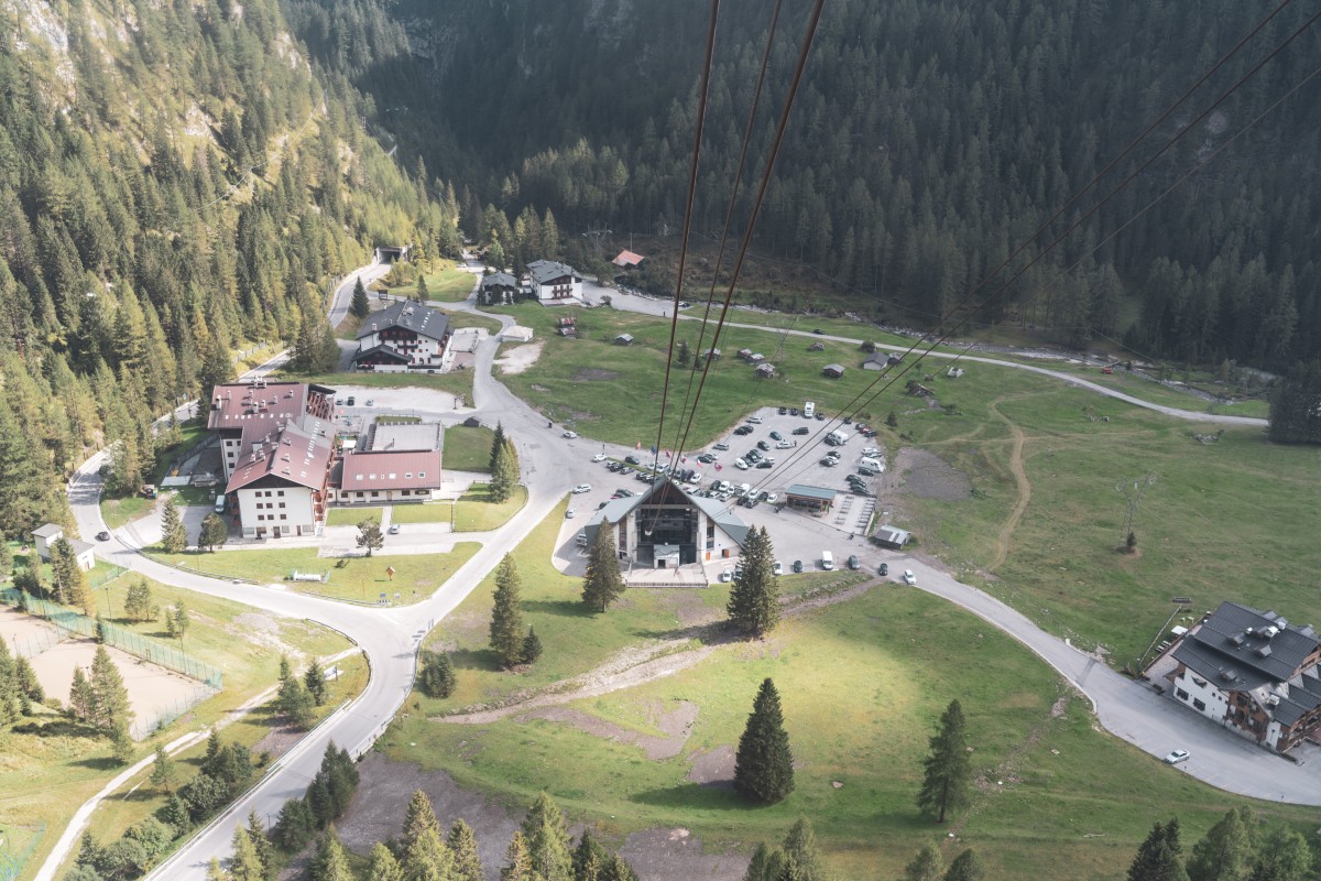 Luftseilbahn Malga Ciapela-Banc, September 2019