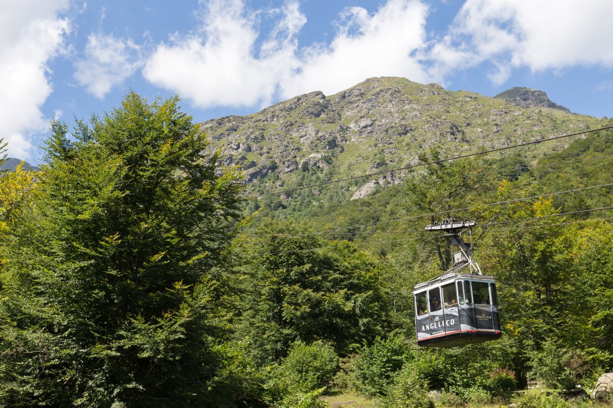 Luftseilbahn Oropa - Lago di Mucrone