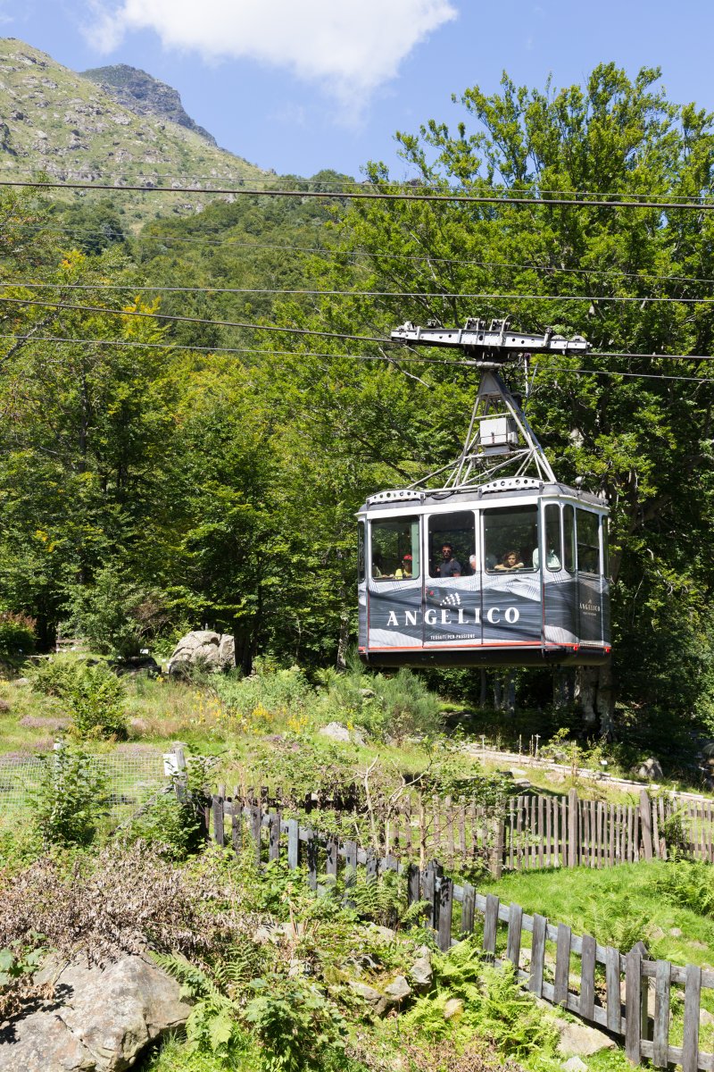 Luftseilbahn Oropa-Lago di Mucrone, August 2014