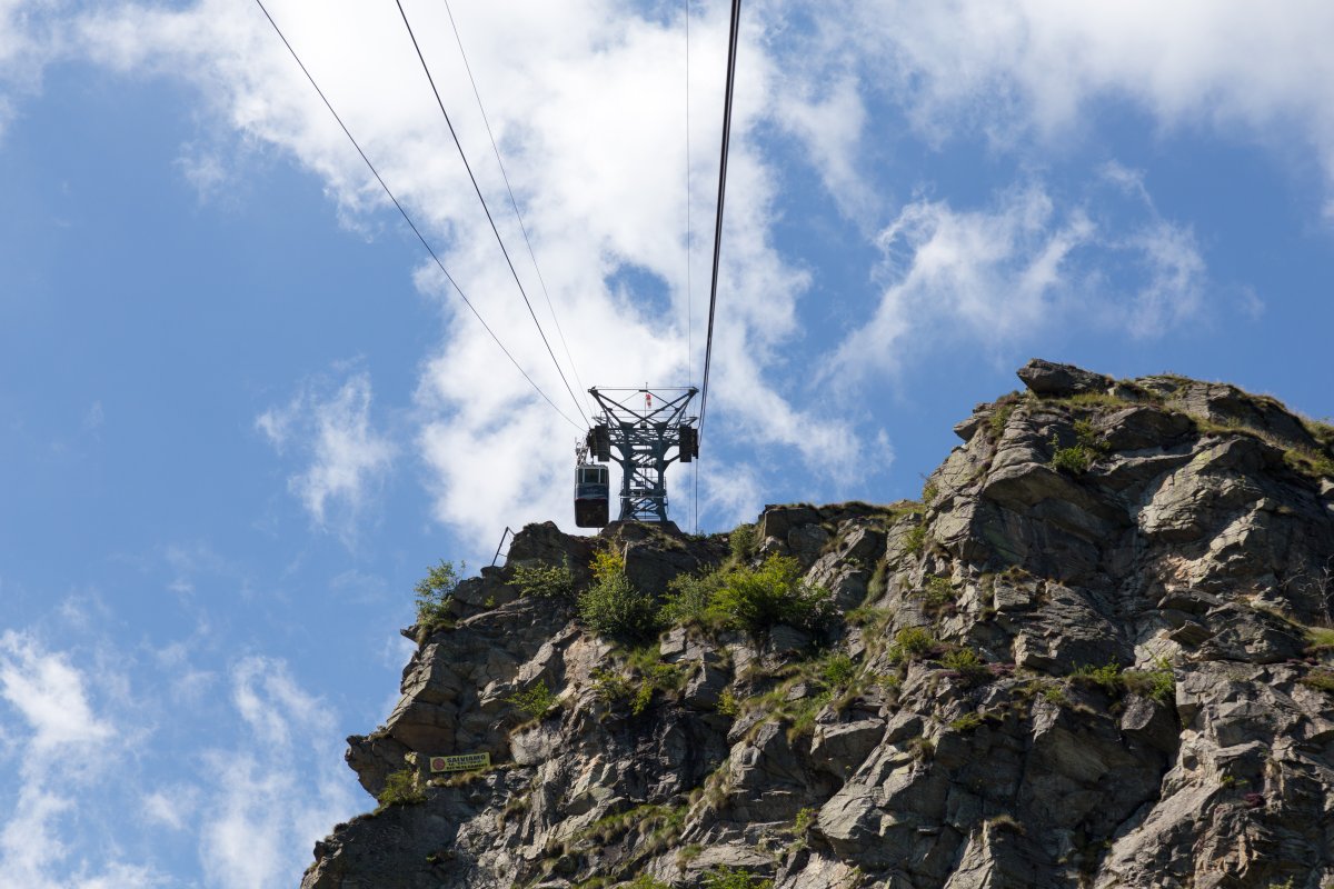 Luftseilbahn Oropa-Lago di Mucrone, August 2014
