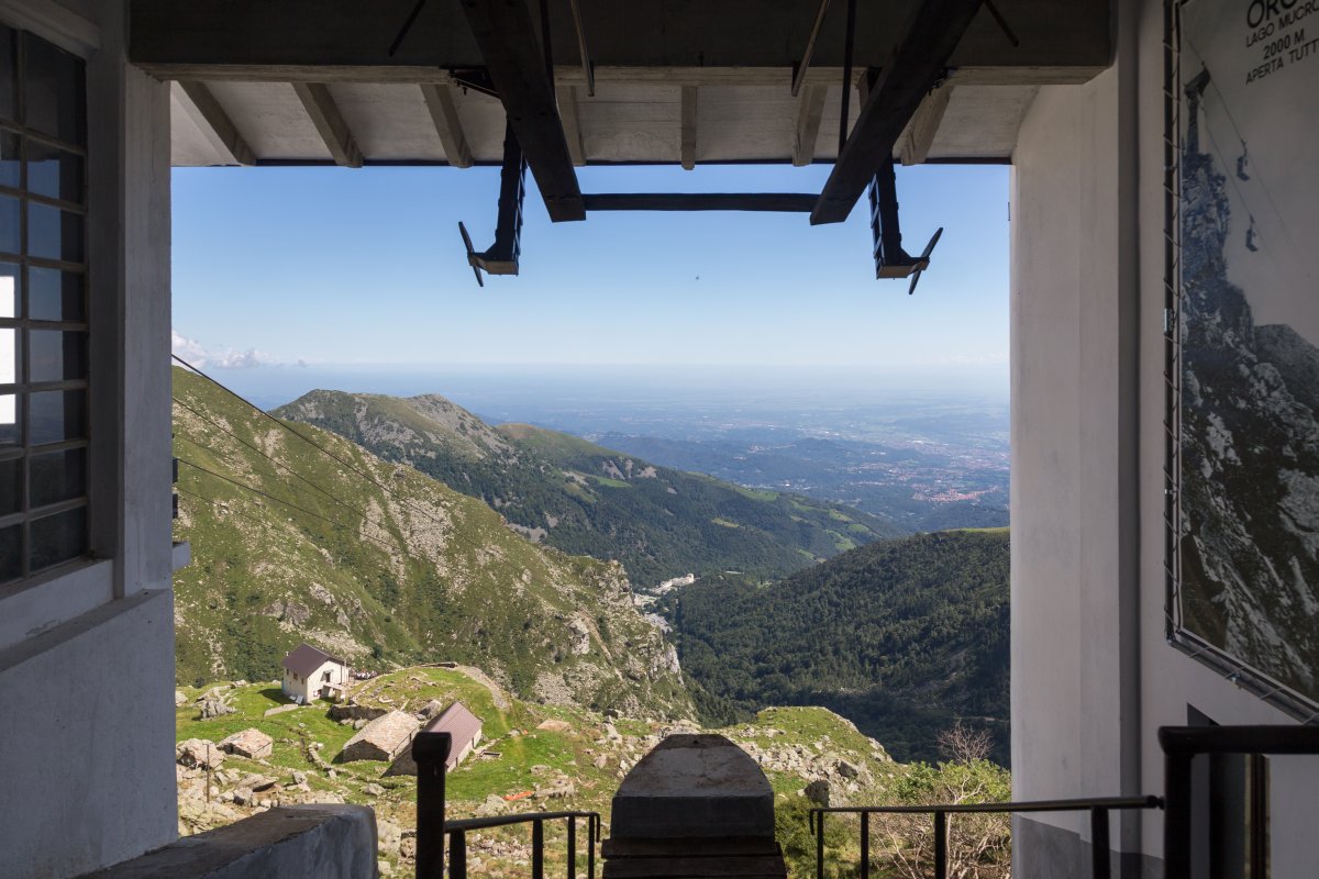 Ehemalige Luftseilbahn Oropa - Lago di Mucrone