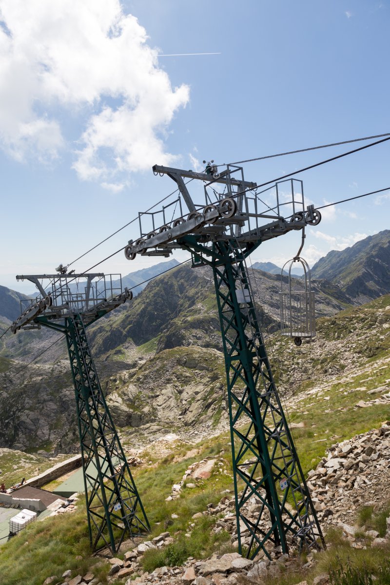 Korblift Lago di Mucrone-Monte di Camino, August 2014