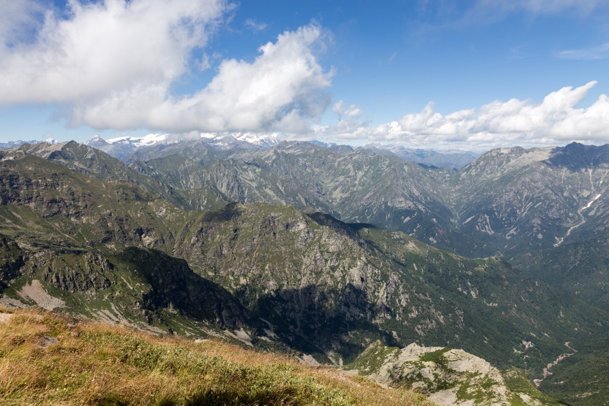 Panorama vom Monte di Mucrone nach Norden