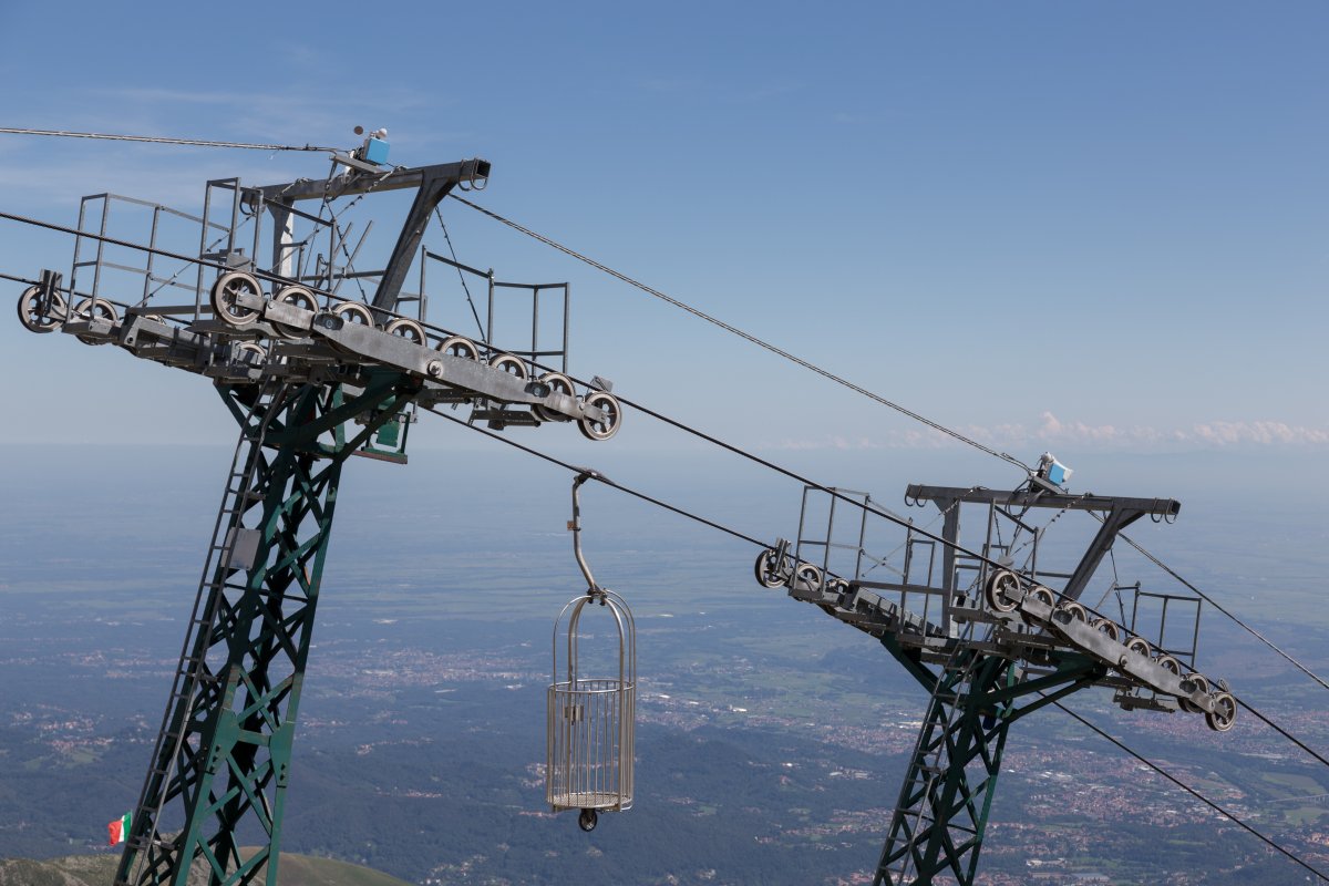 Korblift Lago di Mucrone-Monte di Camino, August 2014
