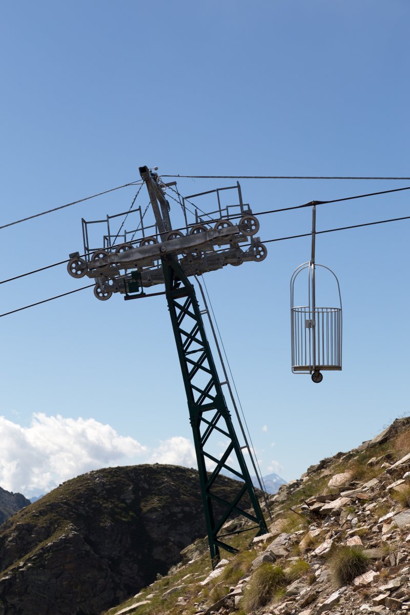 Korblift Lago di Mucrone-Monte di Camino, August 2014