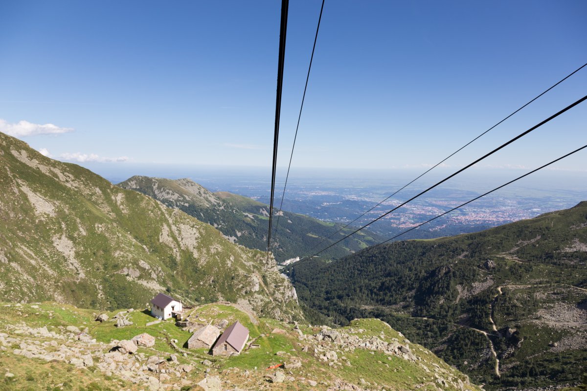 Luftseilbahn Oropa-Lago di Mucrone, August 2014