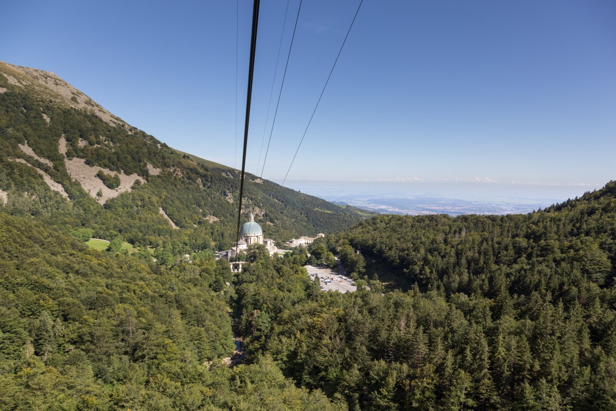 Luftseilbahn Oropa-Lago di Mucrone, August 2014