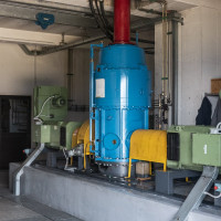 Antrieb der Kabinenbahn Peio-Tarlenta, September 2023