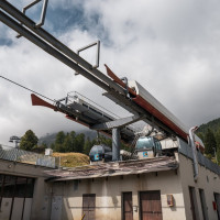 Bergstation der Kabinenbahn Peio-Tarlenta, September 2023