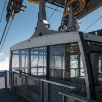 Bergstation der Luftseilbahn Tarlenta-Punta Taviela, September 2023