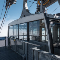 Bergstation der Luftseilbahn Tarlenta-Punta Taviela, September 2023