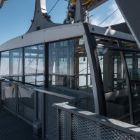 Bergstation der Luftseilbahn Tarlenta-Punta Taviela, September 2023