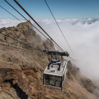 Luftseilbahn Tarlenta-Punta Taviela, September 2023