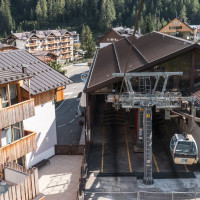 Talstation der Kabinenbahn Peio-Tarlenta, September 2023