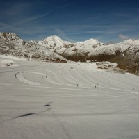 Schlepplifte Finail mit Blick zur Sesselbahn Grawand, Oktober 2013