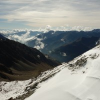Aussicht von der Bergstation der Schlepplifte Finail, Oktober 2013