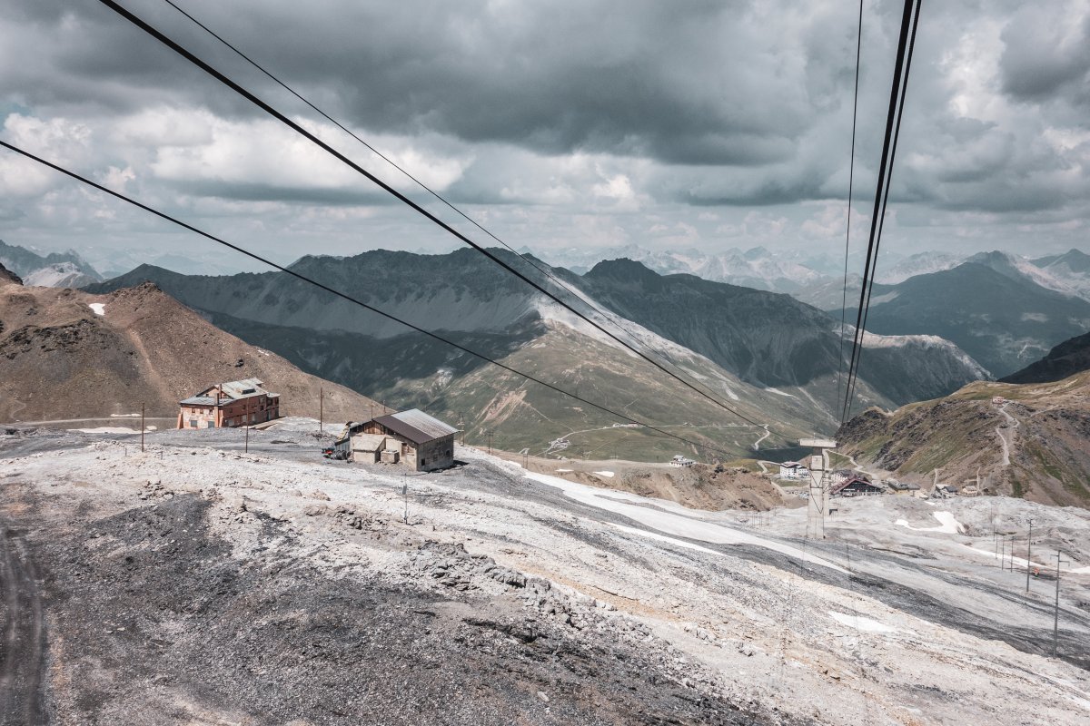 Luftseilbahn Passo dello Stelvio-Trincerone, Juli 2020