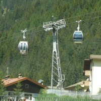 Kabinenbahn Canazei-Belvedere, August 2007