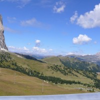 Aussicht vom Sellajoch, August 2007