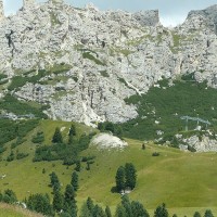 Kabinenbahn in Colfosco, August 2007