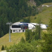 Kabinenbahn in Colfosco, August 2007