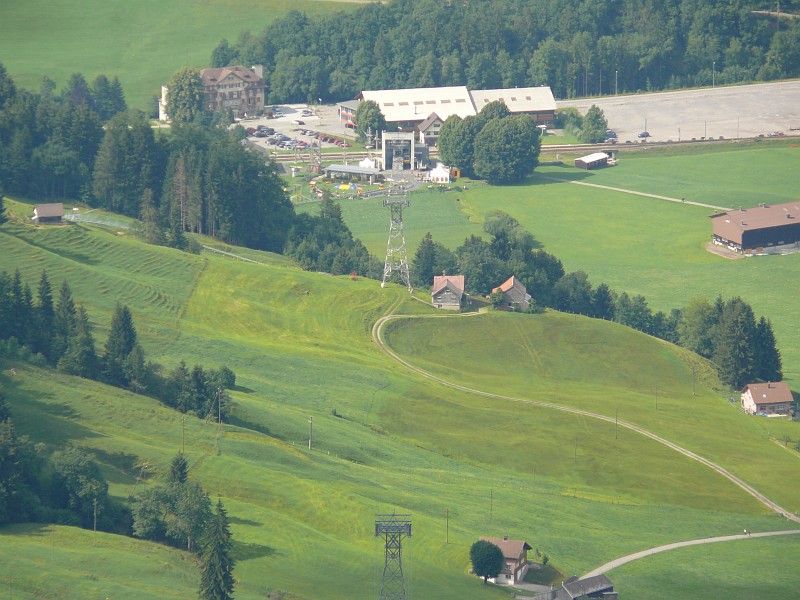 Luftseilbahn Kronberg in der Totalen, Juli 2008
