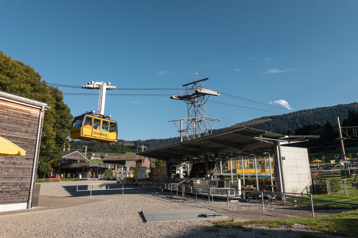 Freizeitpark in Jakobsbad mit Seilbahn und Rodelbahn