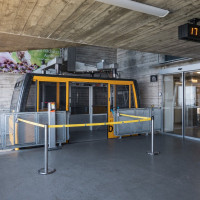 Bergstation der Luftseilbahn Jakobsbad-Kronberg, September 2022