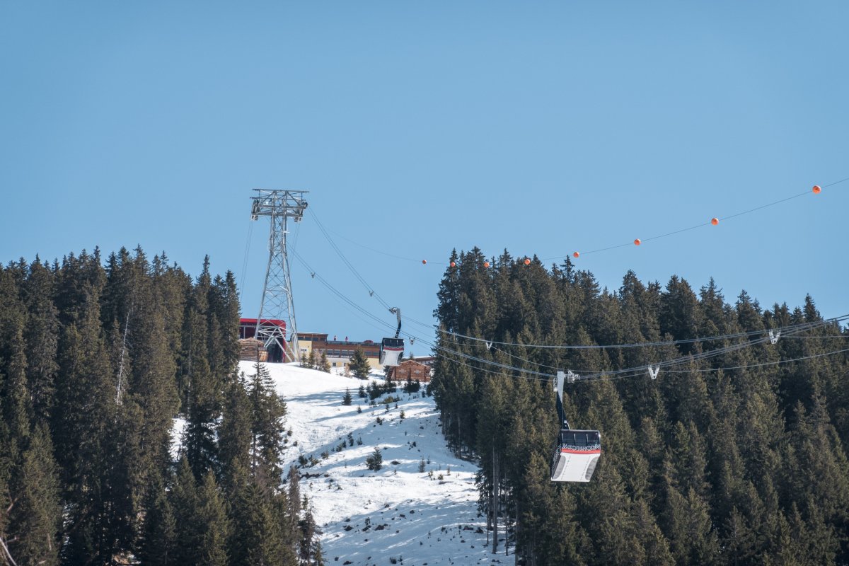 Luftseilbahn Davos-Ischalp, März 2022