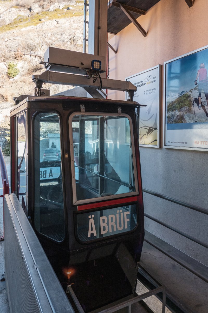 Luftseilbahn von Gampel nach Jeizinen
