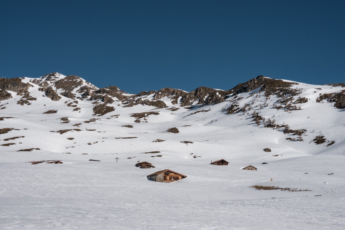 Obere Feselalp im Winter