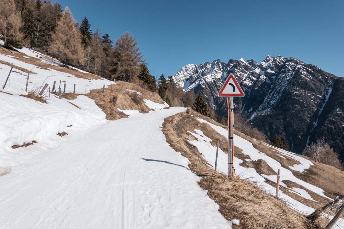 Abfahrt nach Jeizinen, März 2022