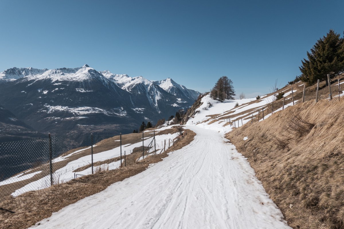 Abfahrt nach Jeizinen, März 2022