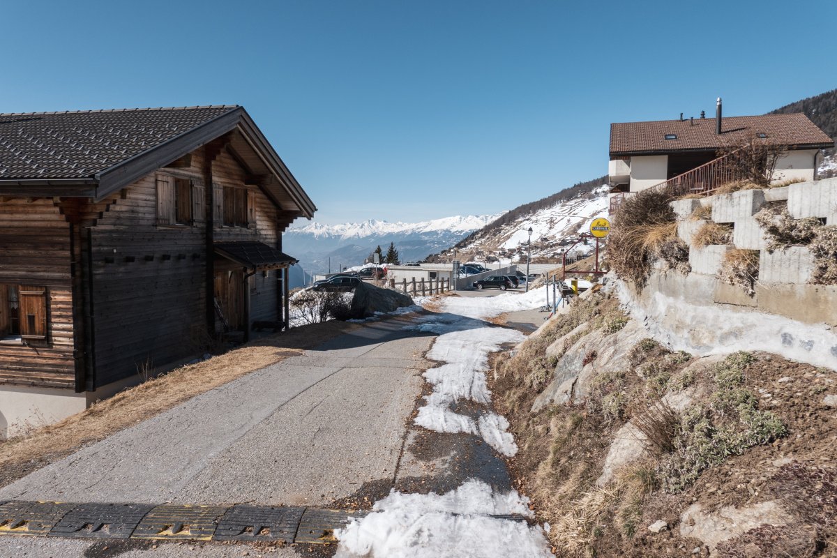 Skifahren in Jeizinen im Wallis
