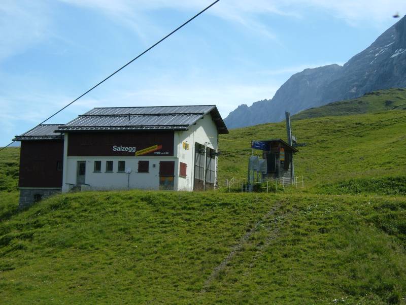 Talstation des Schlepplifts Salzegg-Eigergletscher, Juli 2005