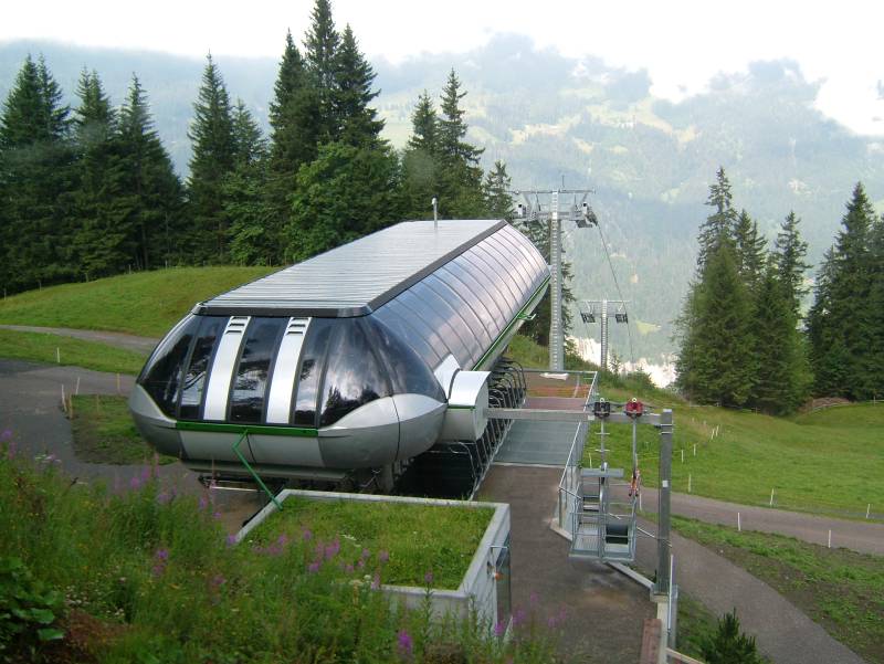 Bergstation der Sesselbahn Innerwengen, Juli 2005