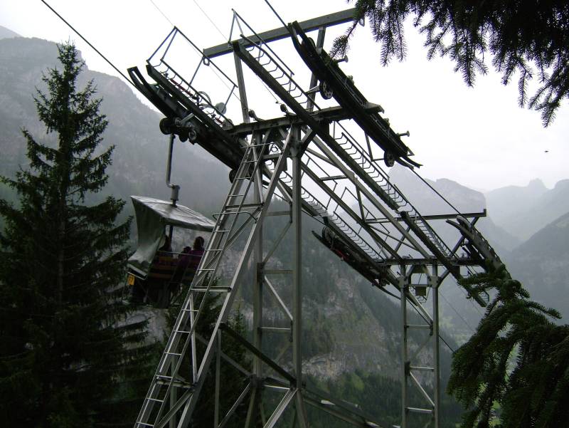 Sesselbahn Kandersteg-Oeschinen, Juli 2005