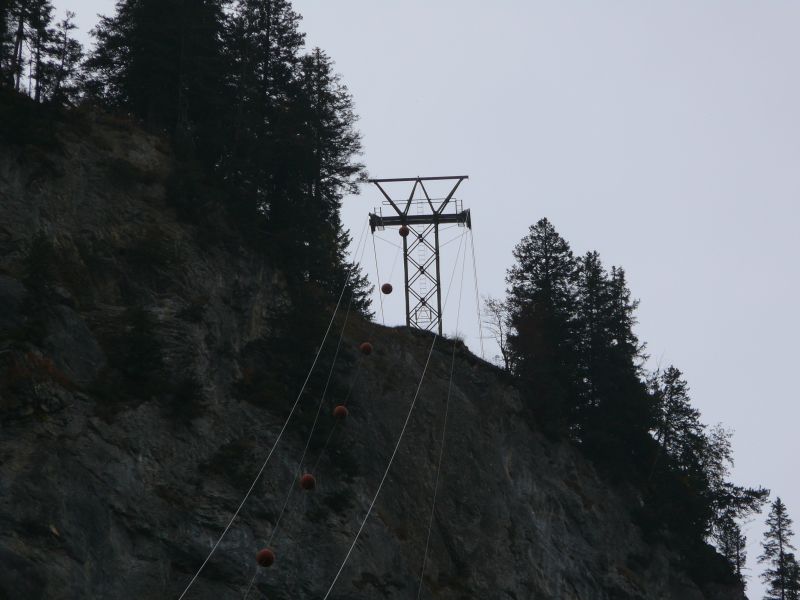 Luftseilbahn Kandersteg-Allmenalp, Oktober 2008