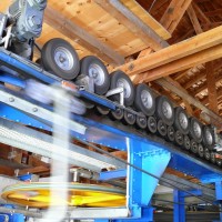 Talstation der Sesselbahn Kandersteg-Oeschinen, Juli 2008