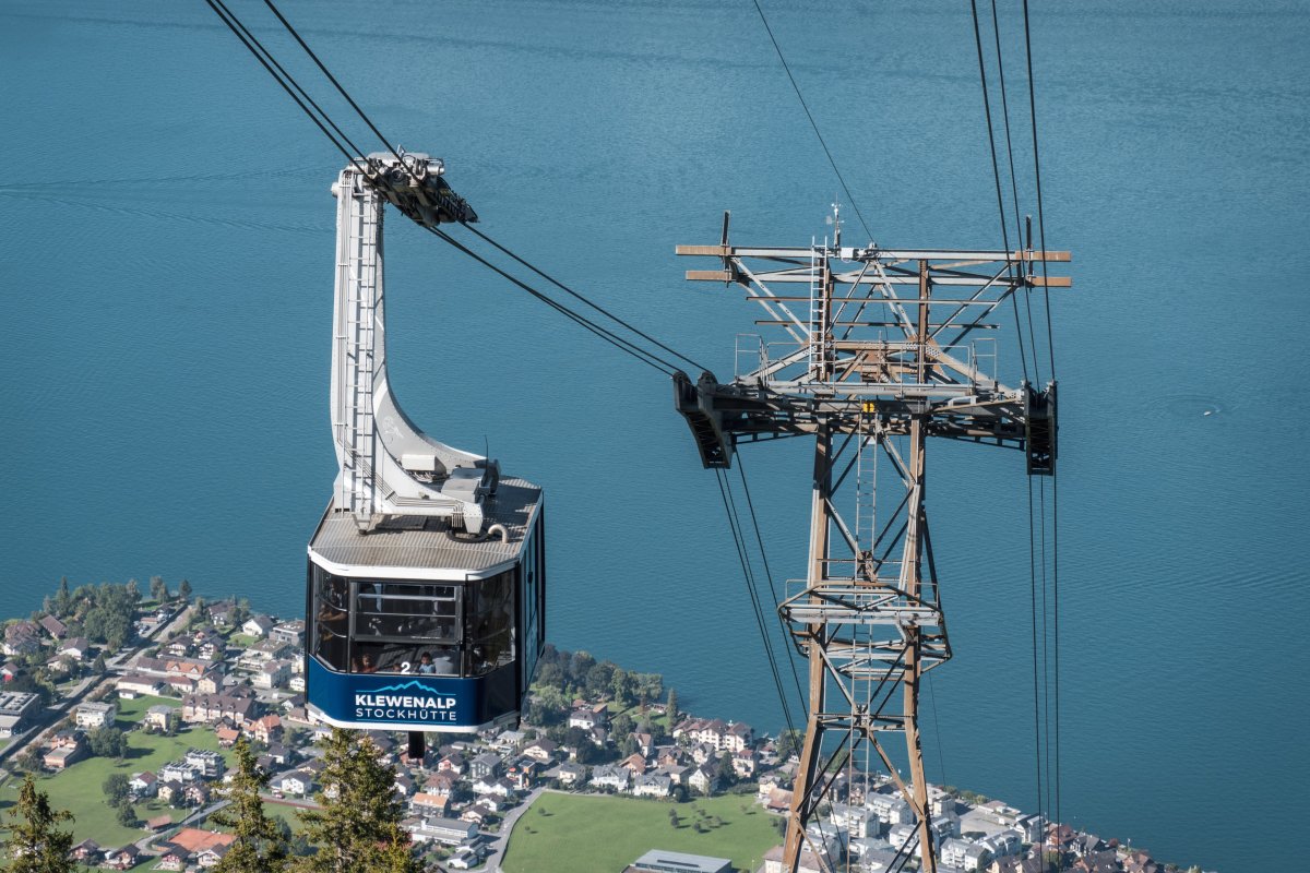 Luftseilbahn Beckenried - Klewenalp im Sommer