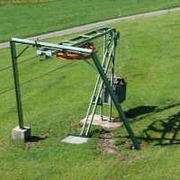 Bergstation des Schlepplifts Stalden, Juli 2008