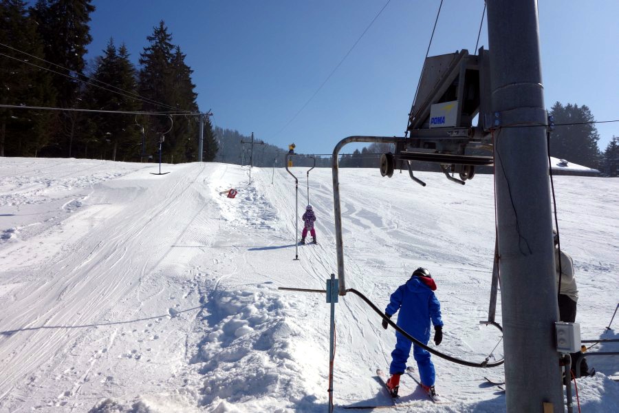 Schlepplifte Le Brand und Le Brand-La Gormanda, Februar 2013