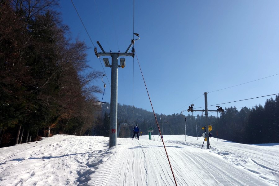 Schlepplift Le Brand-La Gormanda, Februar 2013