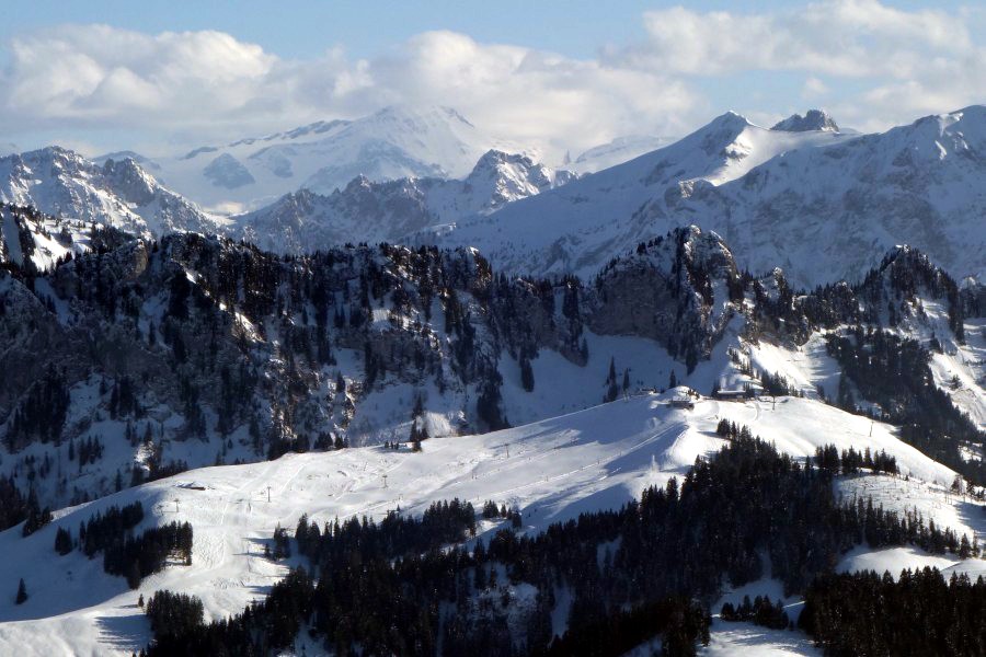 Skigebiet Charmey, Februar 2013