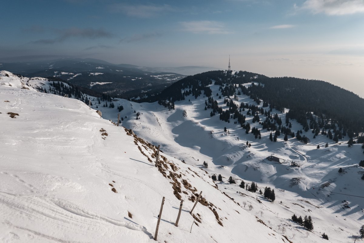Panorama La Dôle, Februar 2023