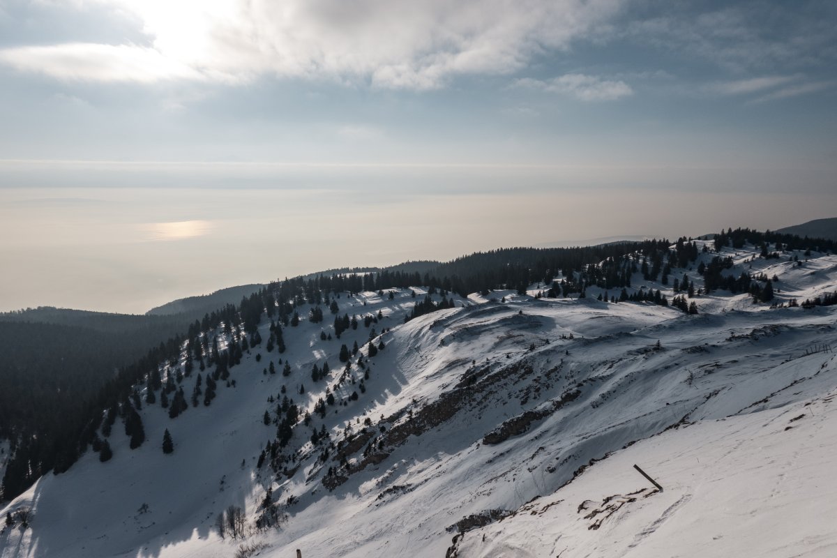 Panorama La Dôle, Februar 2023