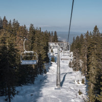 Sesselbahn Les Dappes-La Dôle, Februar 2023