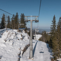 Sesselbahn Les Dappes-La Dôle, Februar 2023